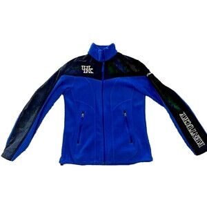 Kentucky Wildcats Jacket Unisex  Blue Black Full Zip Fleece UK Columbia